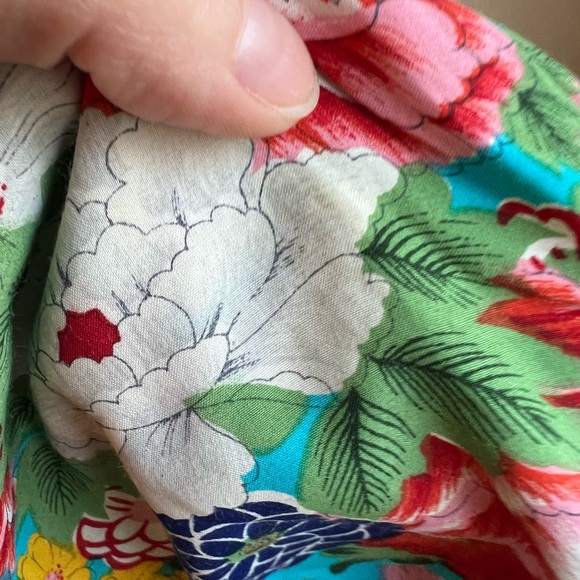 Vintage RARE 60s Blue Floral top and blue pants collectors piece child k… - Picture 11 of 17